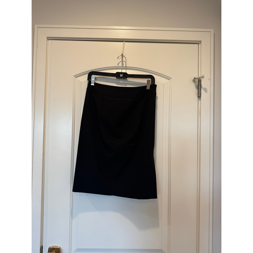 Calvin Klein Black Pencil Skirt Career Office‎ Wear Minimalist Size 6